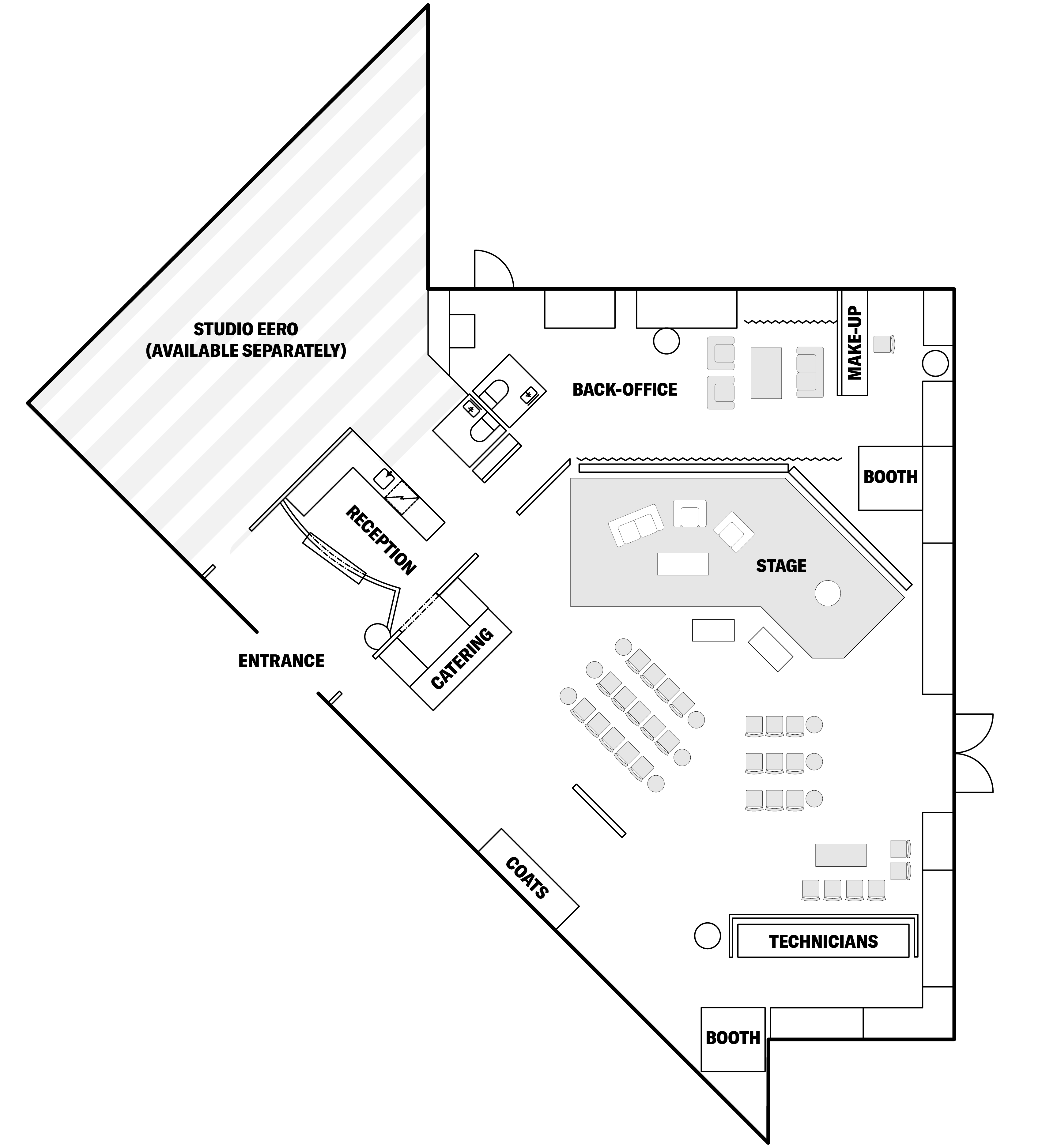 Studio Eliel floor plan